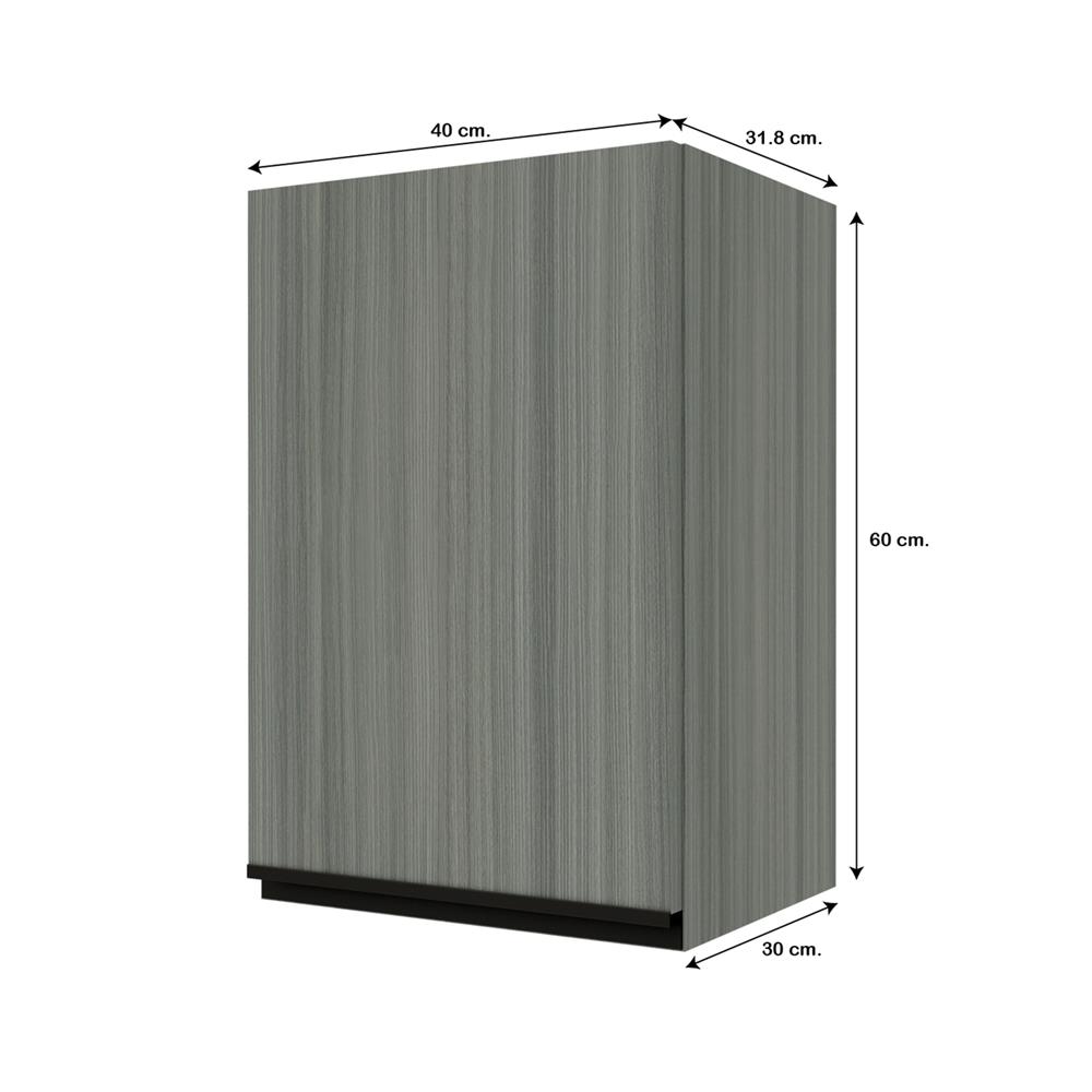 ตู้แขวนเดี่ยว JUPITER SILKY LIGHT 40x60 ซม. สีเทา