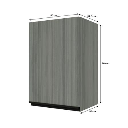 ตู้แขวนเดี่ยว JUPITER SILKY LIGHT 40x60 ซม. สีเทา_4