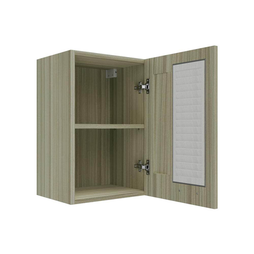 ตู้แขวนเดี่ยวเกล็ดผสม JUPITER GLORY TEAK 40x60 ซม. สีน้ำตาล