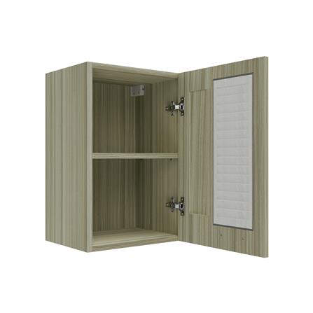 ตู้แขวนเดี่ยวเกล็ดผสม JUPITER GLORY TEAK 40x60 ซม. สีน้ำตาล_2