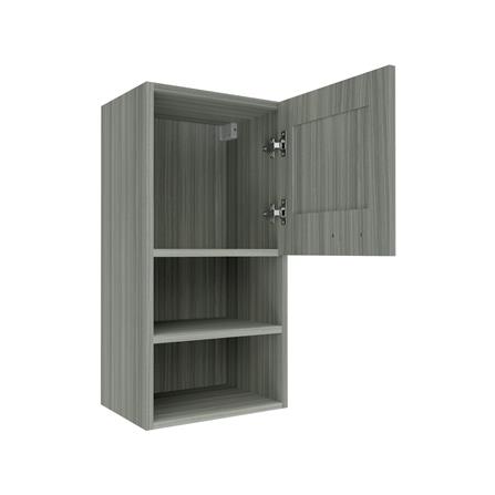 ตู้แขวนเดี่ยวบานเรียบพร้อมชั้น JUPITER GLORY LIGHT 40x80 ซม. สีเทา_2