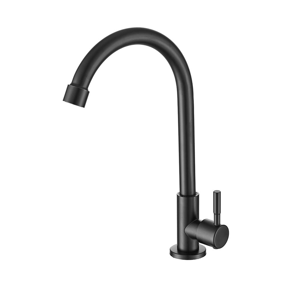 ก๊อกซิงค์เดี่ยวเคาน์เตอร์ NOVABATH NVB-KT218B สีดำ