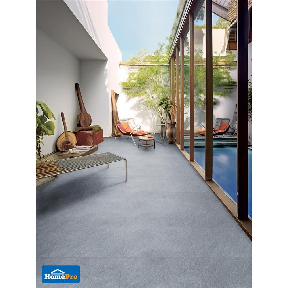 กระเบื้องพื้น 60x60 ซม. TARA คาลเดอร์ เทา PM 1.44 ตร.ม.