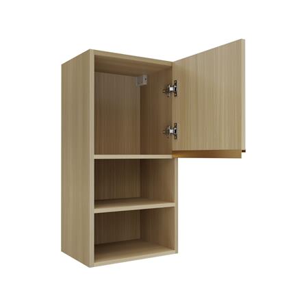 ตู้แขวนเดี่ยวบานเรียบพร้อมชั้น JUPITER SILKY WOODS 40x80 ซม. สีน้ำตาล_2