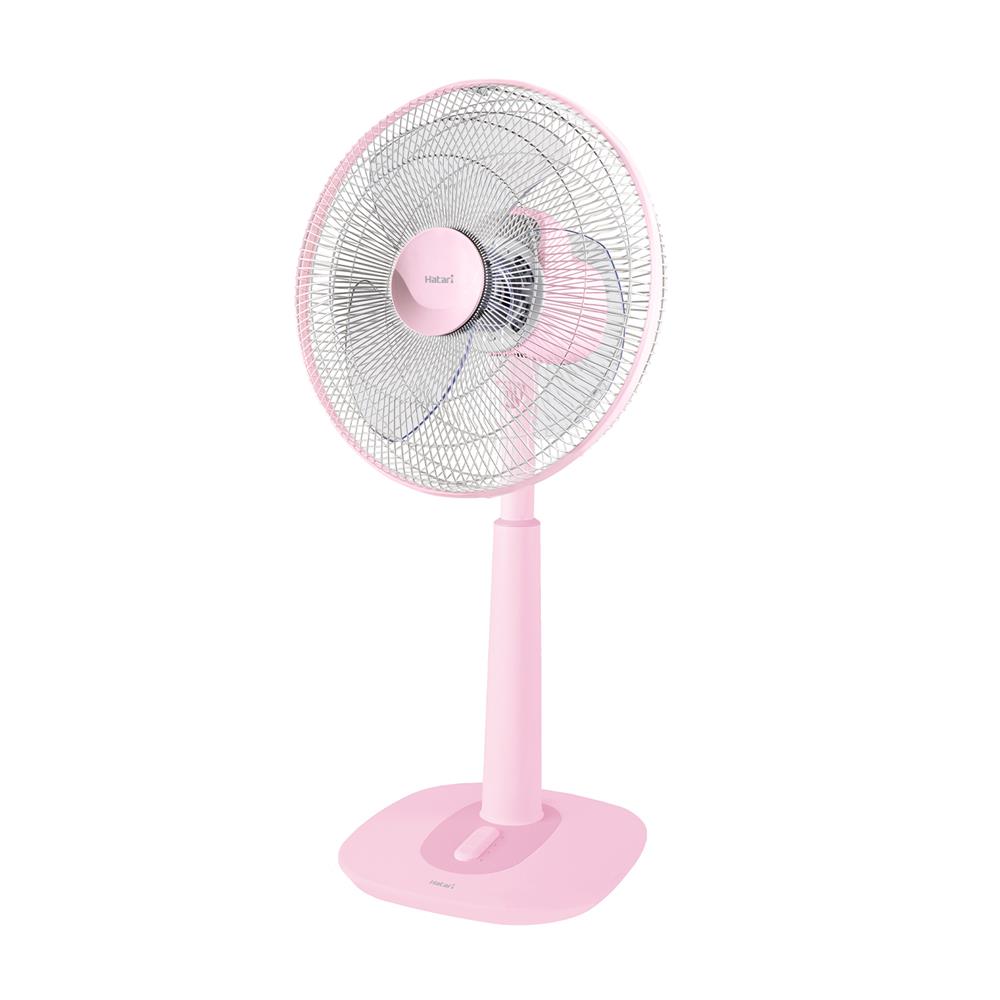 พัดลมสไลด์ 14 นิ้ว HATARI S14M1 สีชมพู