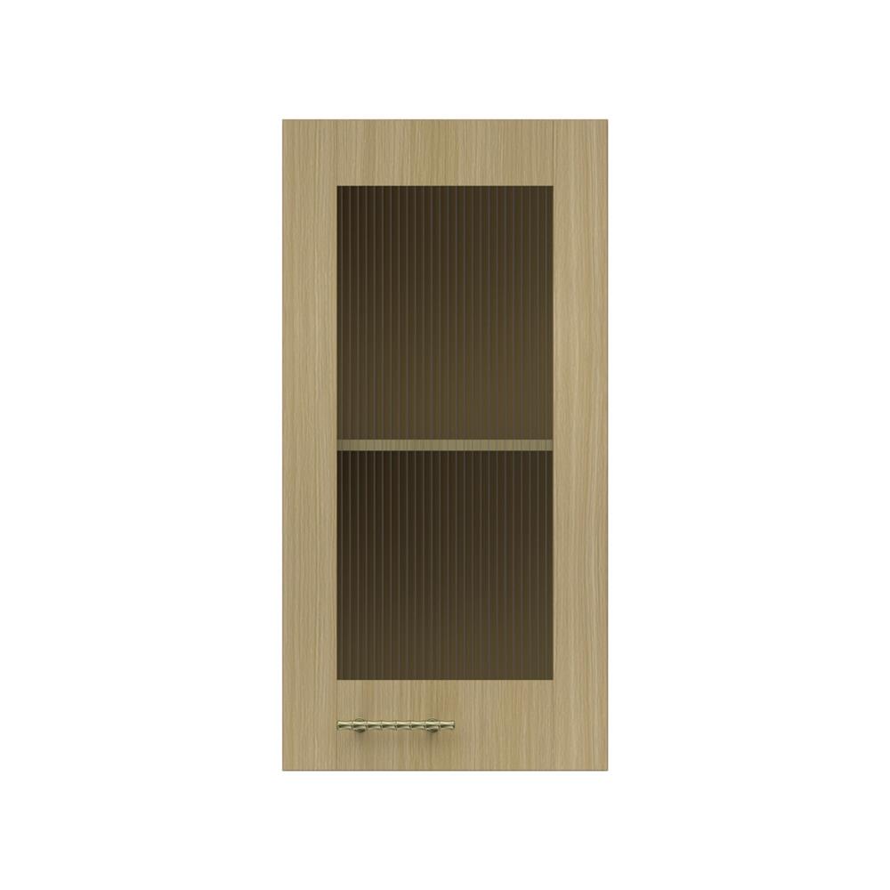 ตู้แขวนเดี่ยวบานกระจก JUPITER MINERVA 40x80 ซม. สีน้ำตาล