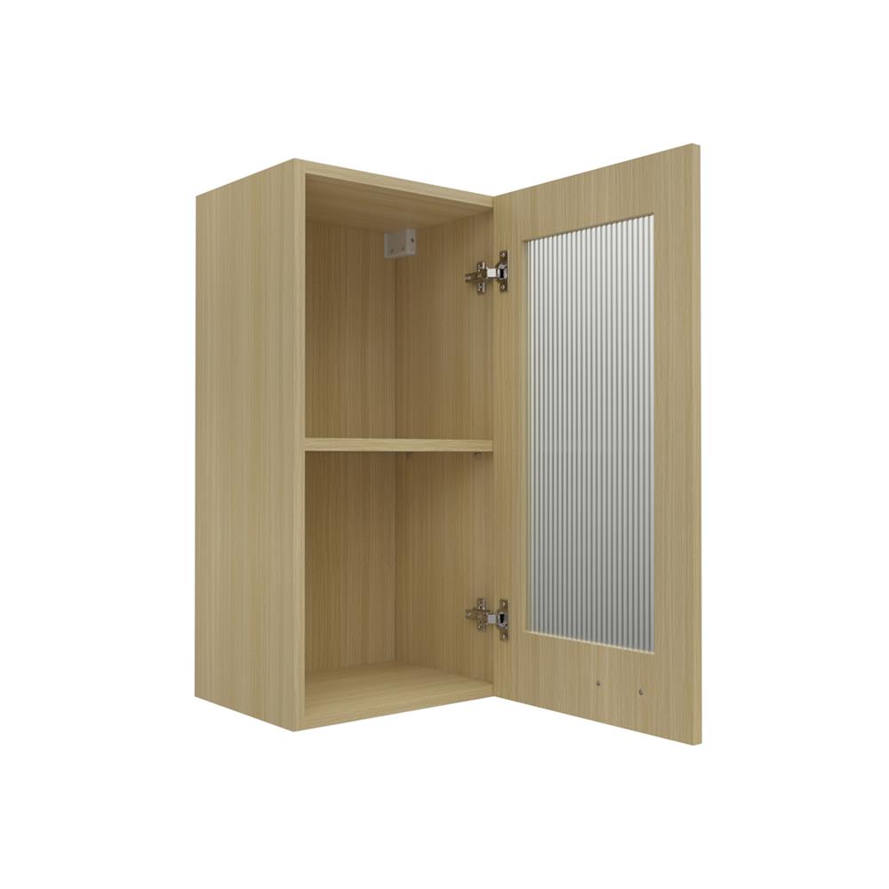 ตู้แขวนเดี่ยวบานกระจก JUPITER MINERVA 40x80 ซม. สีน้ำตาล