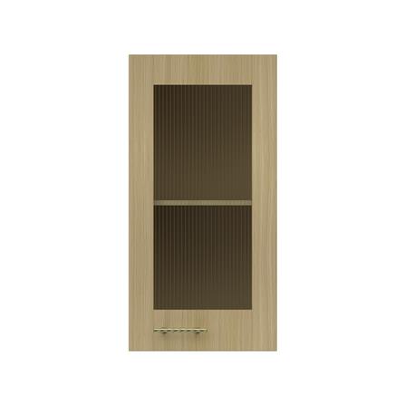 ตู้แขวนเดี่ยวบานกระจก JUPITER MINERVA 40x80 ซม. สีน้ำตาล_1