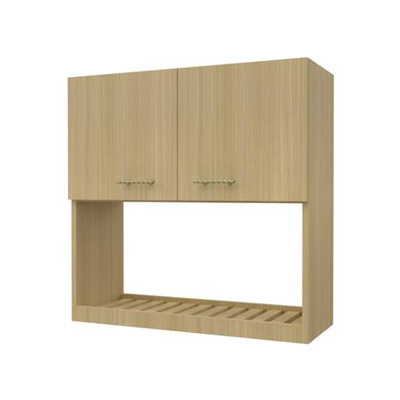 ตู้คว่ำจาน JUPITER MINERVA 80x80 ซม. สีน้ำตาล