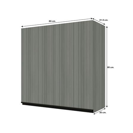 ตู้แขวนคู่ JUPITER SILKY LIGHT 80x80 ซม. สีเทา_4