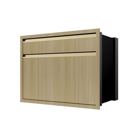 ตู้ลิ้นชัก 2 ชั้น JUPITER SILKY WOODS 82x63 ซม. สีน้ำตาล