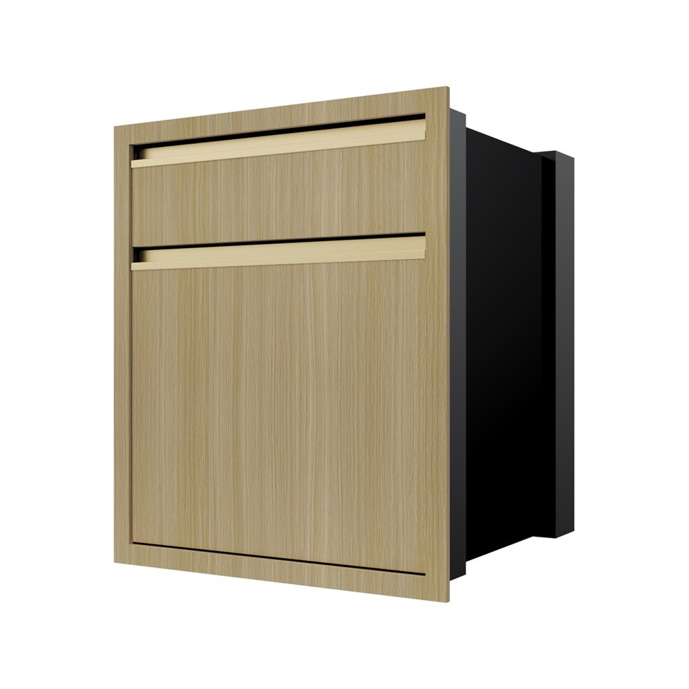 ตู้ลิ้นชัก 2 ชั้น JUPITER SILKY WOODS 52x63 ซม. สีน้ำตาล