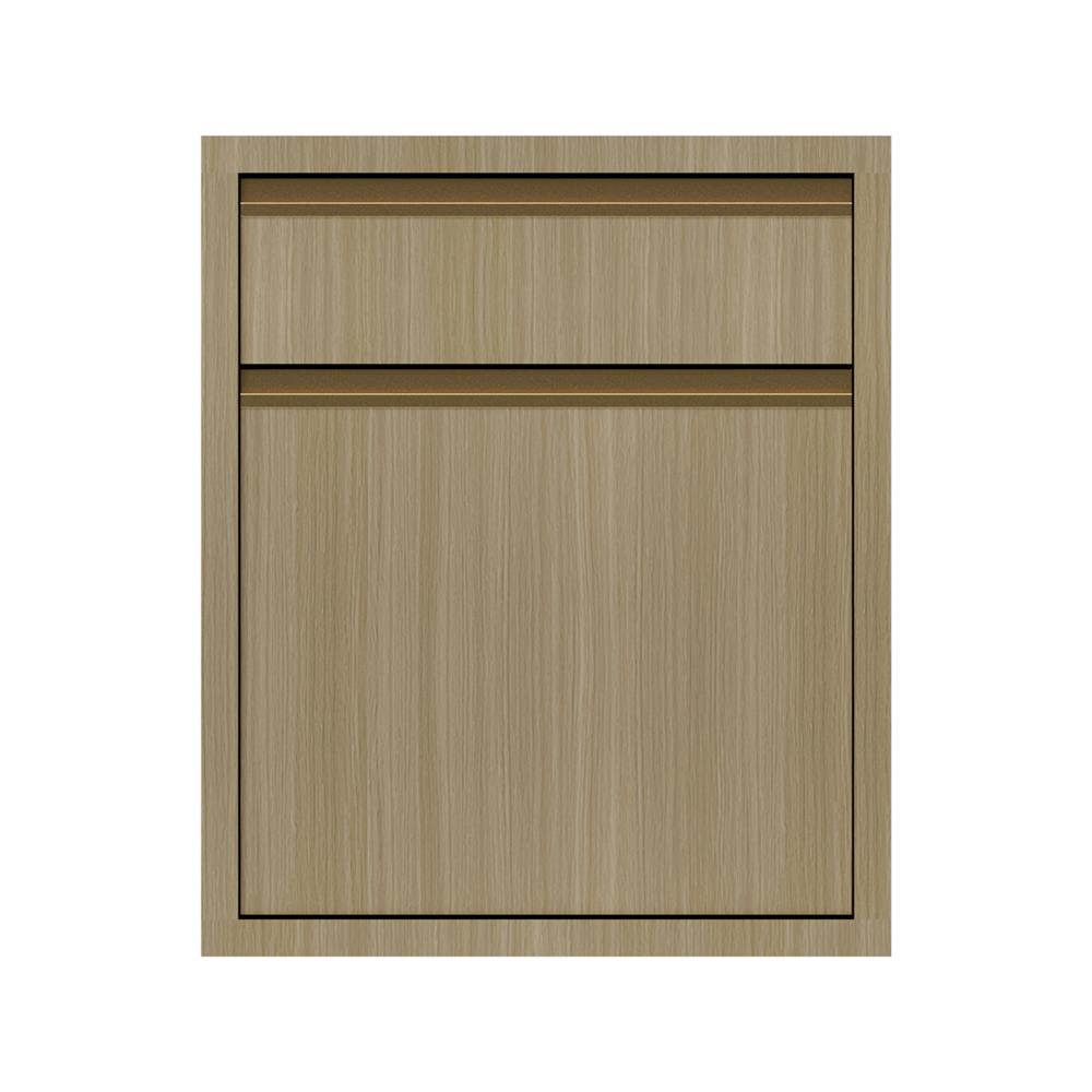 ตู้ลิ้นชัก 2 ชั้น JUPITER SILKY WOODS 52x63 ซม. สีน้ำตาล