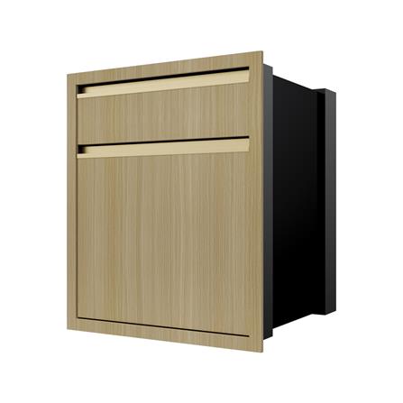 ตู้ลิ้นชัก 2 ชั้น JUPITER SILKY WOODS 52x63 ซม. สีน้ำตาล