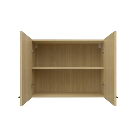 ตู้แขวนคู่บานทึบ JUPITER MINERVA 80x60 ซม. สีน้ำตาล_2