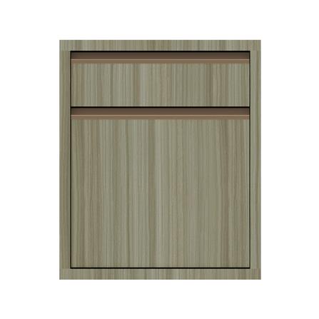 ตู้ลิ้นชัก 2 ชั้น JUPITER SILKY TEAK 52x63 ซม. สีน้ำตาล_1