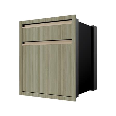 ตู้ลิ้นชัก 2 ชั้น JUPITER SILKY TEAK 57x67 ซม. สีน้ำตาล