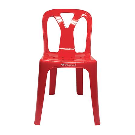 เก้าอี้พลาสติก SUPERWARE CH-58 สีแดง_1