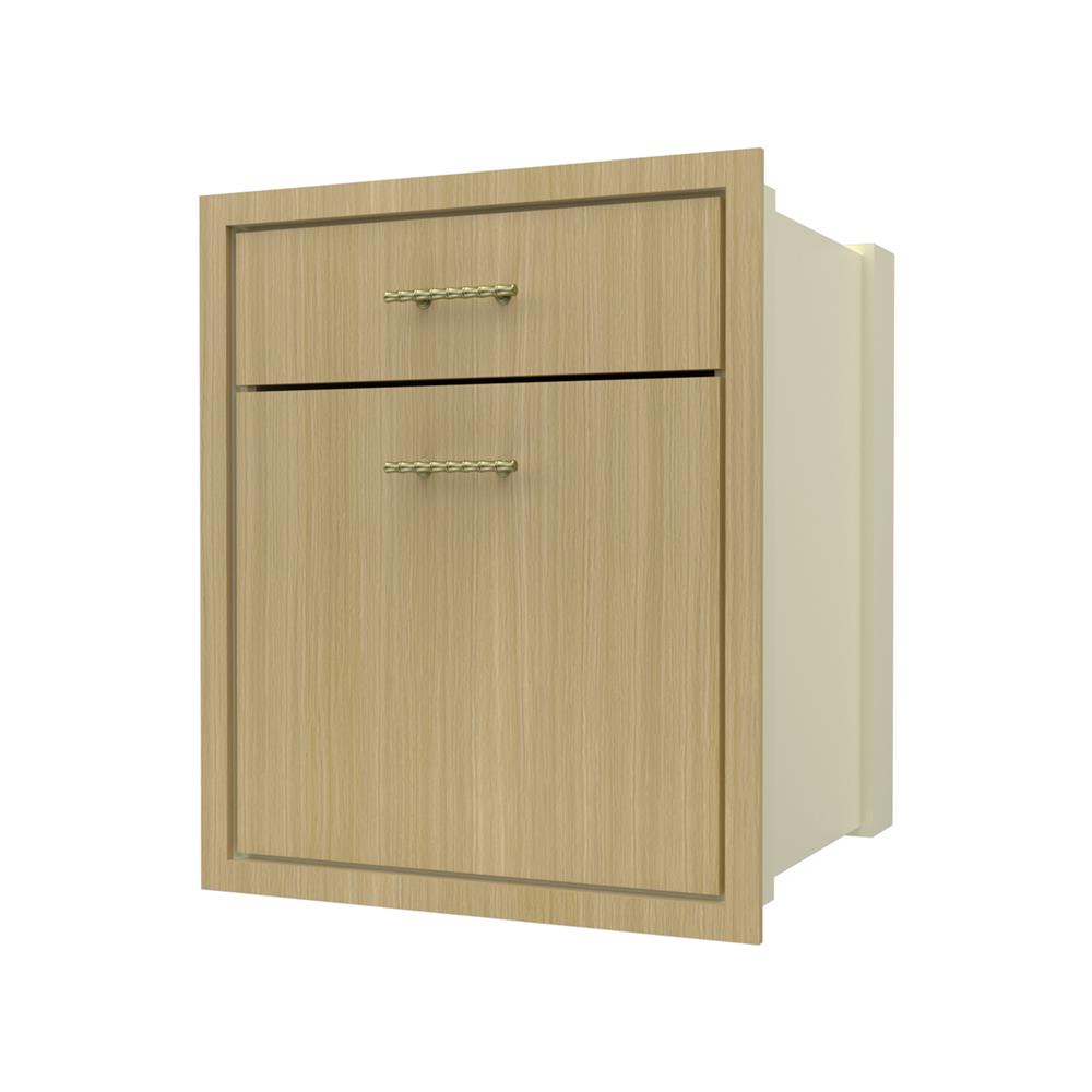 ตู้ลิ้นชัก 2 ชั้น JUPITER MINERVA 53x65 ซม. สีน้ำตาล