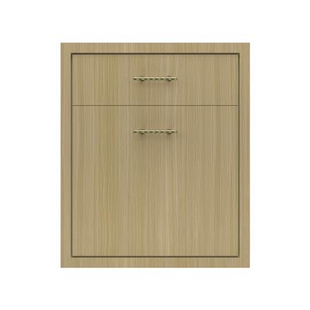 ตู้ลิ้นชัก 2 ชั้น JUPITER MINERVA 53x65 ซม. สีน้ำตาล_1