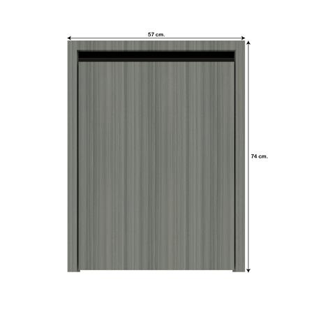 บานถังแก๊สเรียบ JUPITER 53x72 ซม. สี SILKY LIGHT_4