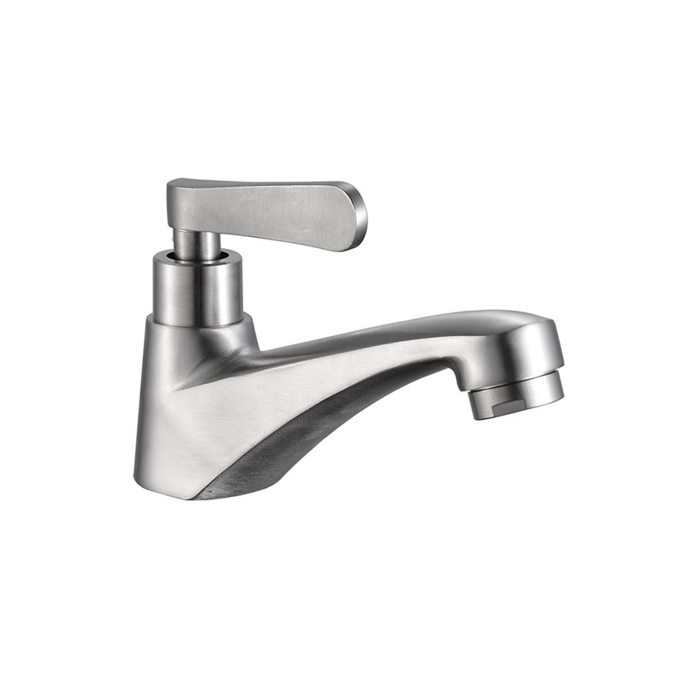 ก๊อกอ่างล้างหน้าเดี่ยว NOVABATH NVB-CT129S สีสเตนเลส