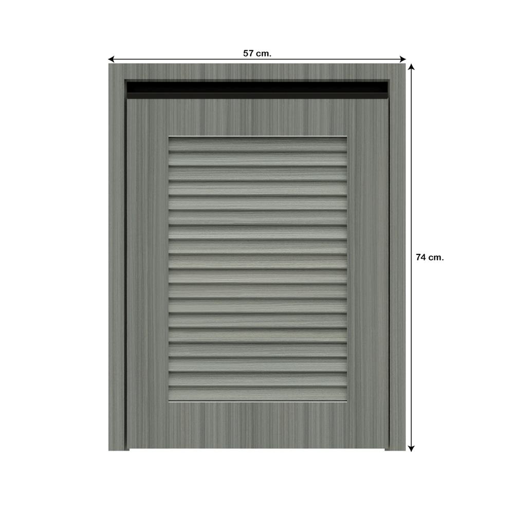 บานถังแก๊สเกล็ด JUPITER 53x72 ซม. สี SILKY LIGHT