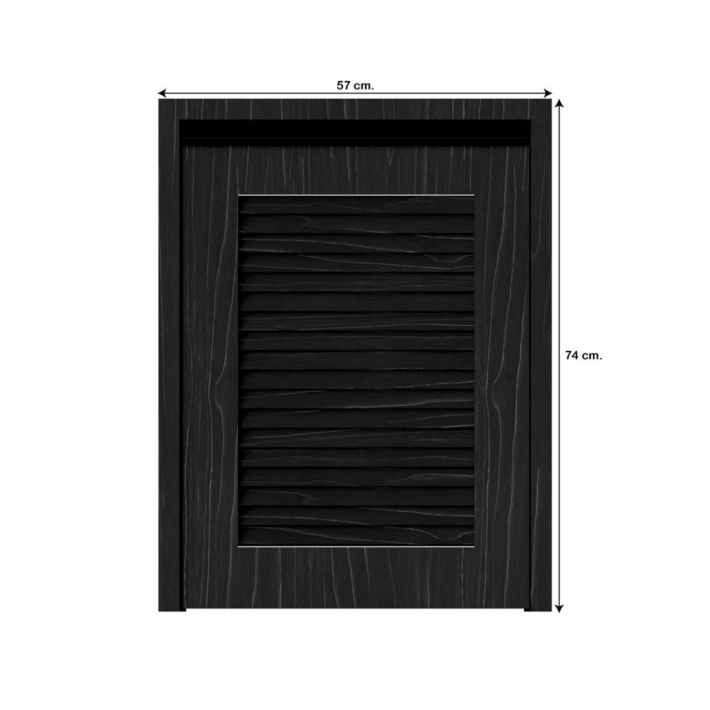 บานถังแก๊สเกล็ด JUPITER 53x72 ซม. สี SILKY OAK