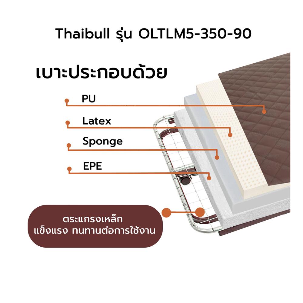 เตียงพับไฟฟ้าพร้อม TOPPER THAIBULL OLTLM5-350-90