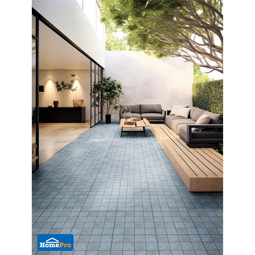 กระเบื้องพื้นพอร์ซเลน  40x40 ซม. TARA ริมินี่ ฟ้า A 0.96 ตร.ม.