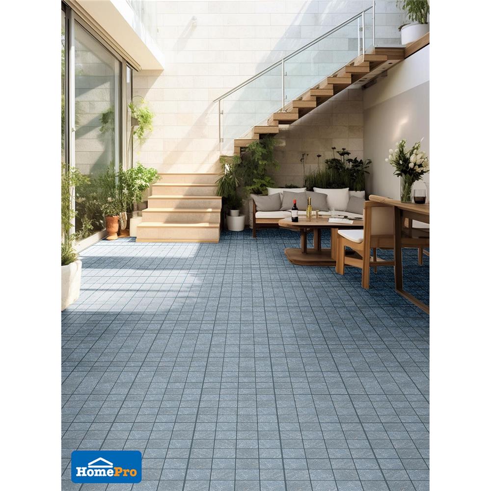 กระเบื้องพื้นพอร์ซเลน  40x40 ซม. TARA ริมินี่ ฟ้า A 0.96 ตร.ม.