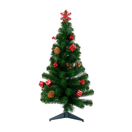 ต้นคริสต์มาส พร้อมของตกแต่งสีแดง SIAMXMAS 3 ฟุต_0