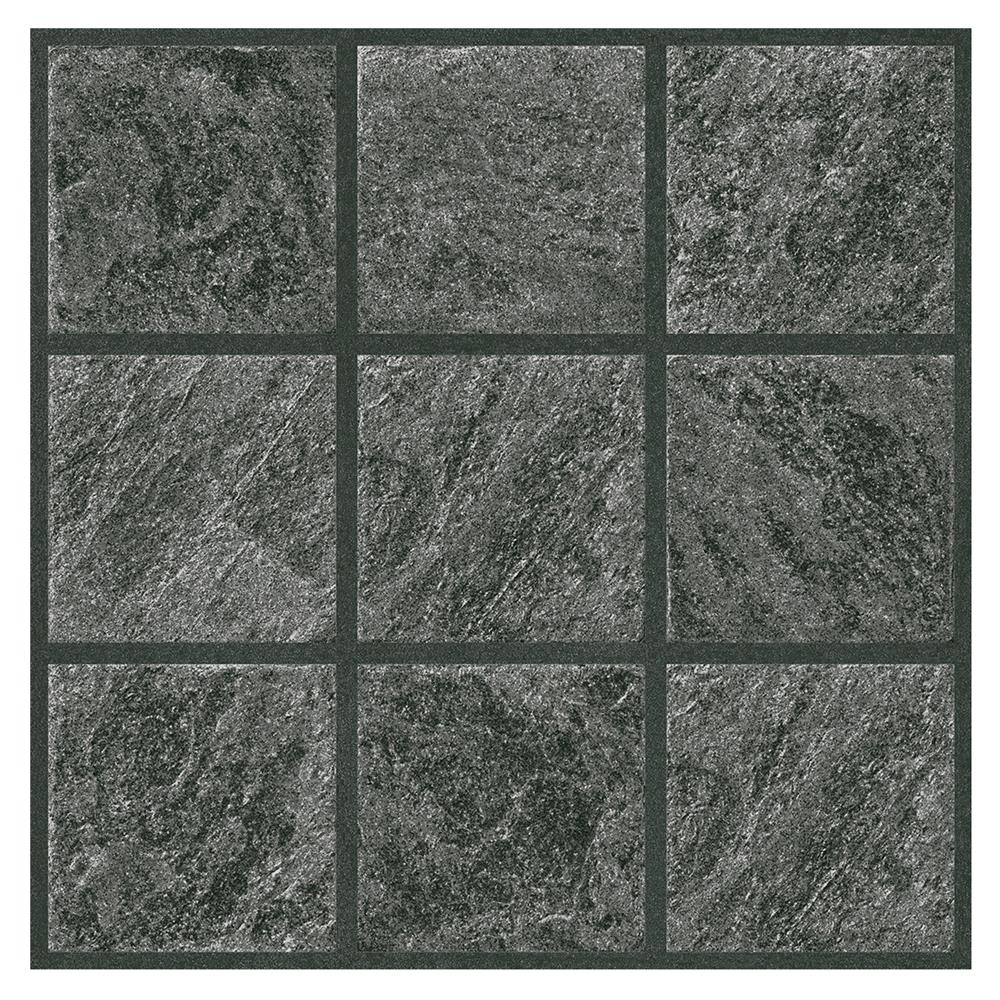 กระเบื้องพื้นพอร์ซเลน  40x40 ซม. TARA อาร์ทูร่า เทาเข้ม A 0.96 ตร.ม.