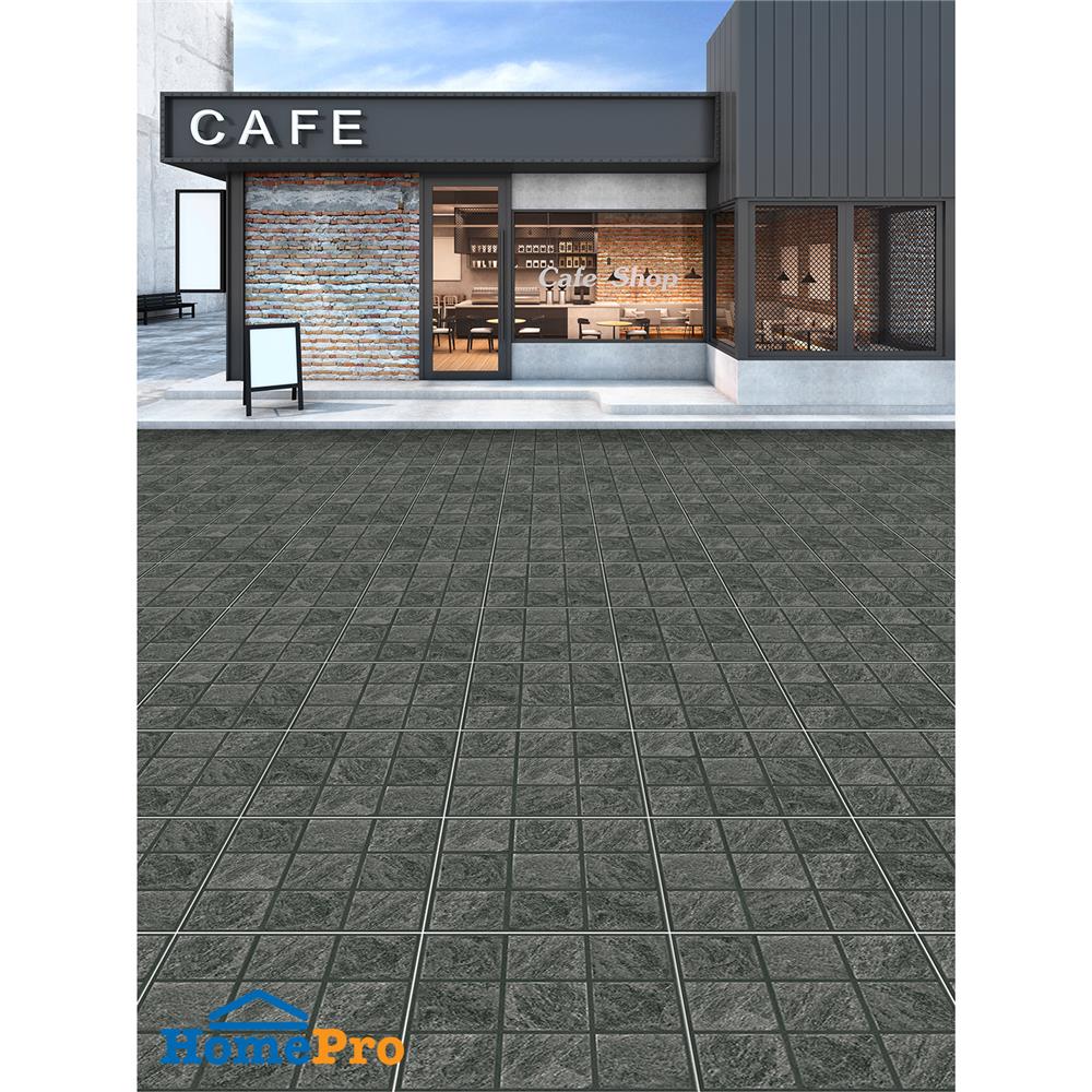 กระเบื้องพื้นพอร์ซเลน  40x40 ซม. TARA อาร์ทูร่า เทาเข้ม A 0.96 ตร.ม.