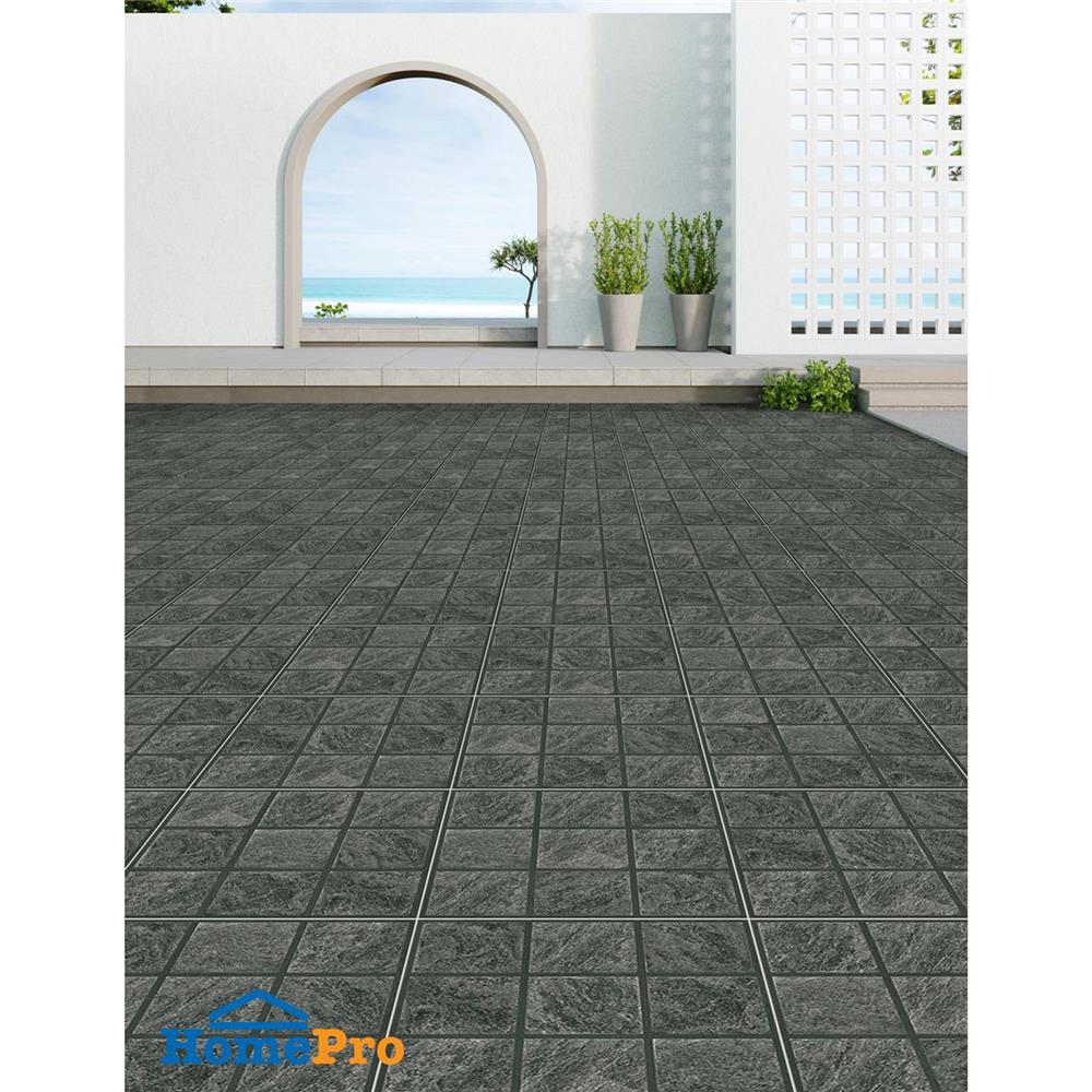 กระเบื้องพื้นพอร์ซเลน  40x40 ซม. TARA อาร์ทูร่า เทาเข้ม A 0.96 ตร.ม.