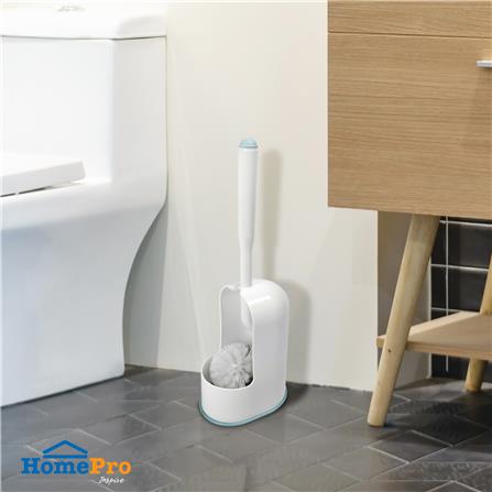 ชุดแปรงล้างสุขภัณฑ์พร้อมฐาน 2 IN 1 ACCO CORDY สีขาว/ฟ้า_4