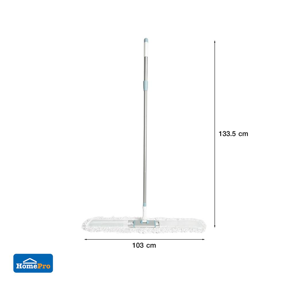 ไม้ม็อบดันฝุ่นไมโครไฟเบอร์ ACCO CORDY 40 นิ้ว สีฟ้า/ขาว