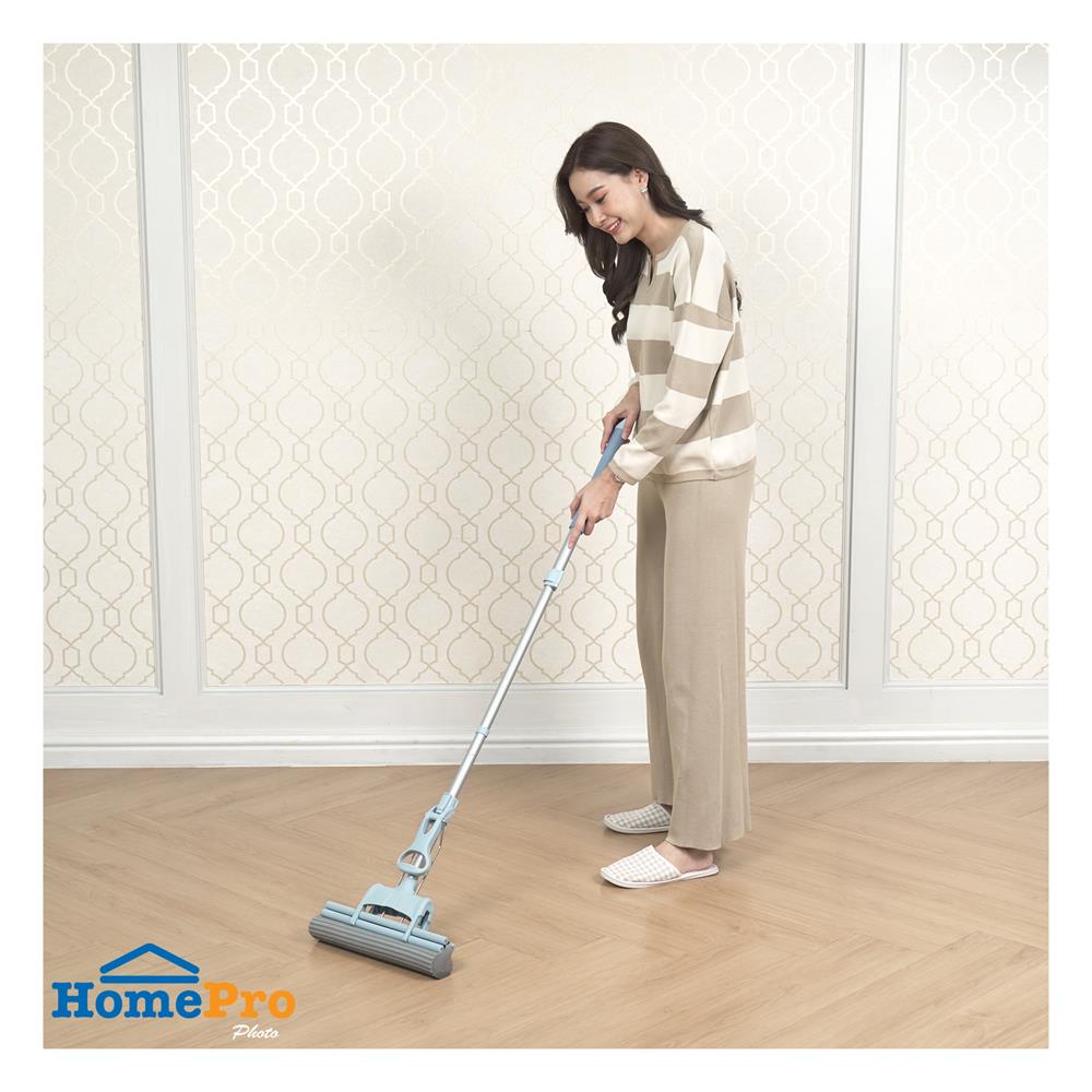 ไม้ม็อบฟองน้ำ PVA ด้ามปรับ ACCO CORDY 12 นิ้ว สีฟ้า/ขาว