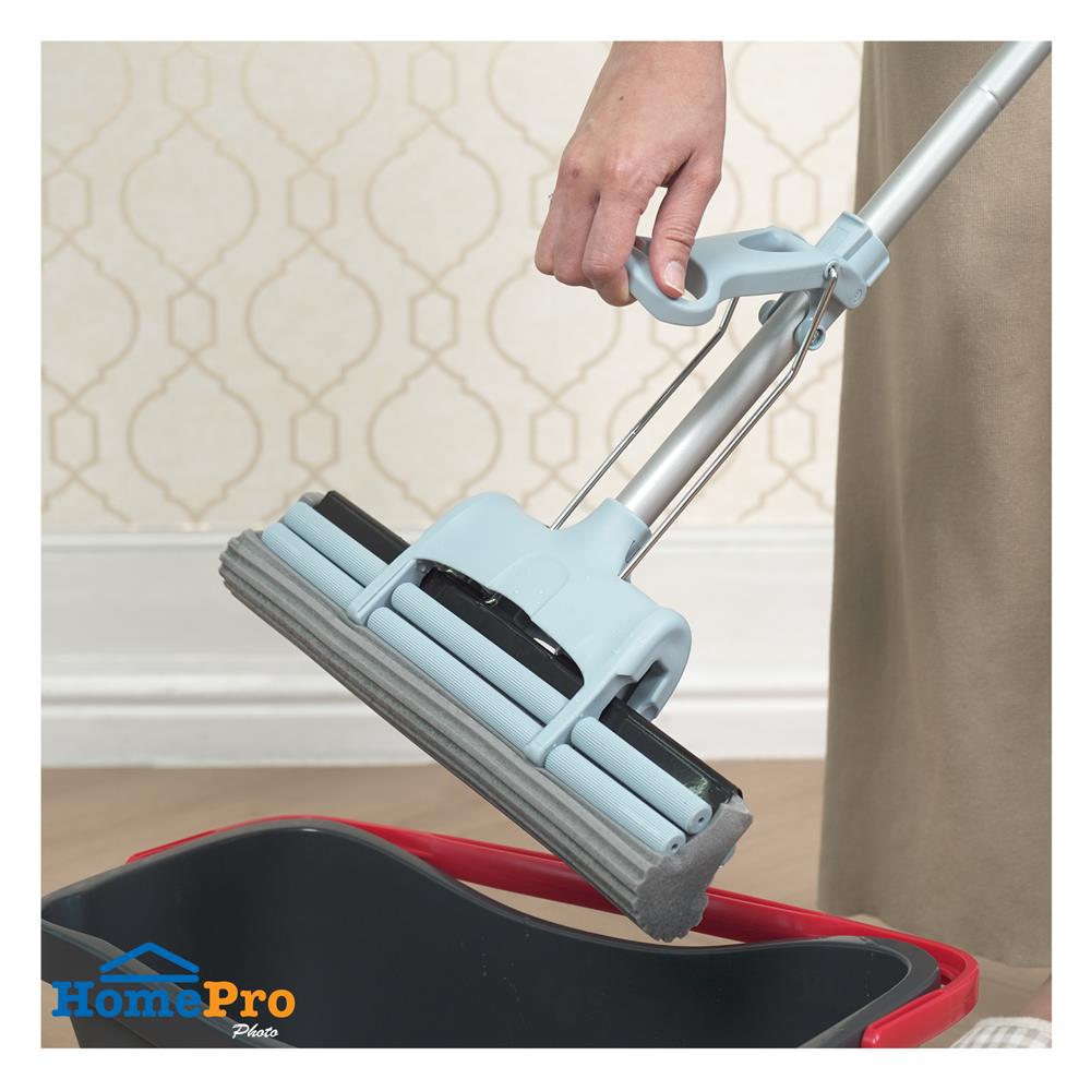 ไม้ม็อบฟองน้ำ PVA ด้ามปรับ ACCO CORDY 12 นิ้ว สีฟ้า/ขาว