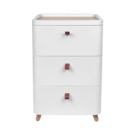 ตู้ลิ้นชัก 3 ชั้น ขาไม้ STACKO JOIN 42x32x64 ซม. สีขาว_1