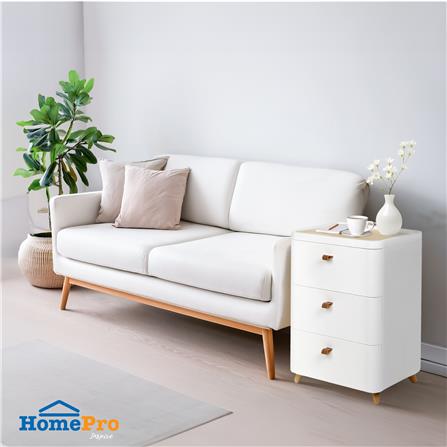 ตู้ลิ้นชัก 3 ชั้น ขาไม้ STACKO JOIN 42x32x64 ซม. สีขาว_4