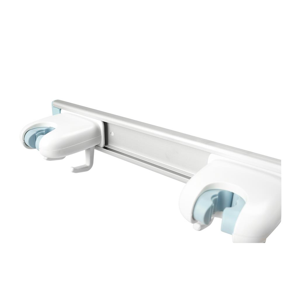 ที่เก็บอุปกรณ์ทำความสะอาดแบบเจาะผนัง ACCO CORDY สีขาว/ฟ้า