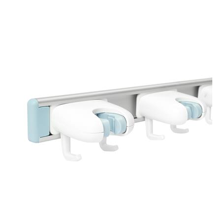 ที่เก็บอุปกรณ์ทำความสะอาดแบบเจาะผนัง ACCO CORDY สีขาว/ฟ้า_3