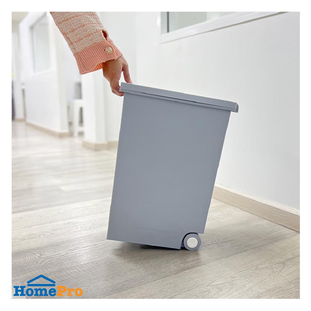 ถังขยะเหยียบเหลี่ยม STACKO MONO 20 ลิตร สีเทา