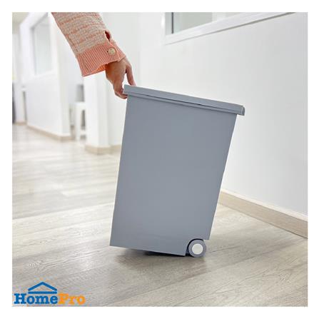 ถังขยะเหยียบเหลี่ยม STACKO MONO 20 ลิตร สีเทา_3