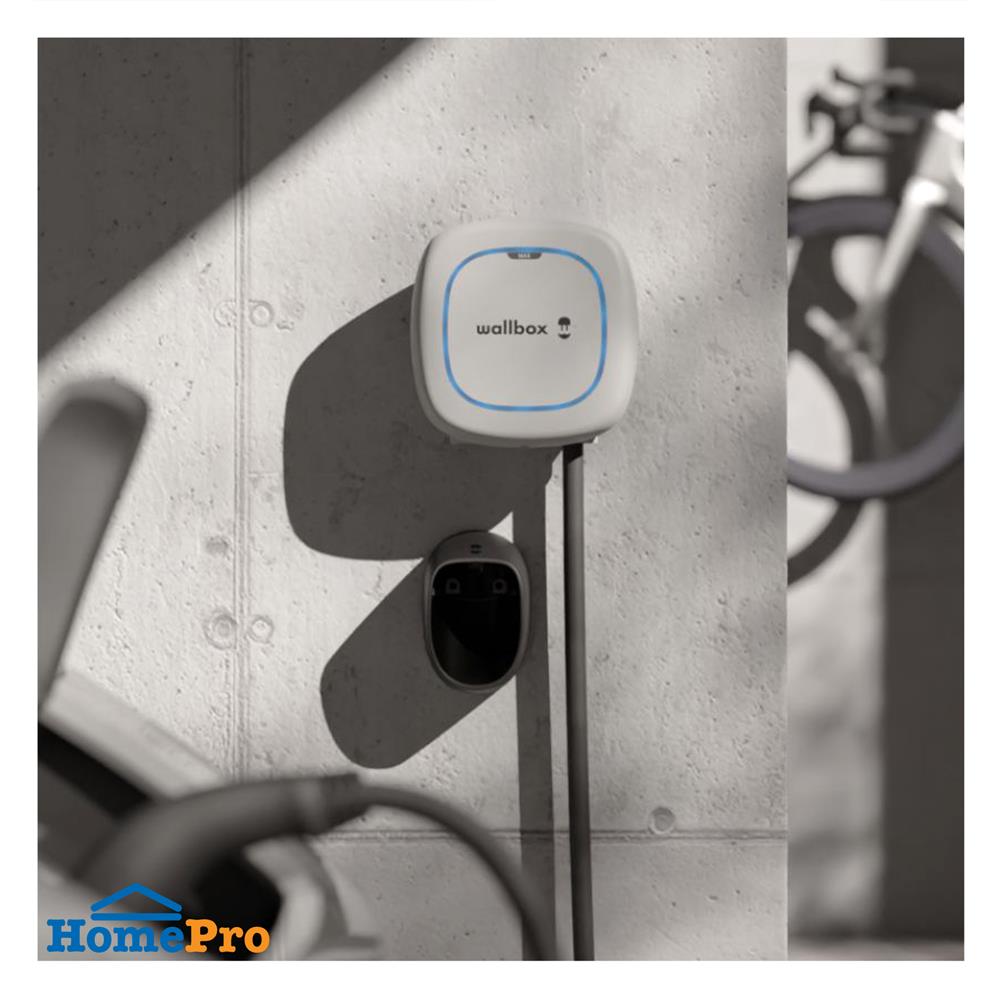 เครื่องชาร์จรถยนต์ไฟฟ้า (ไม่รวมติดตั้ง) WALLBOX PULSAR MAX 7.4KW สีขาว