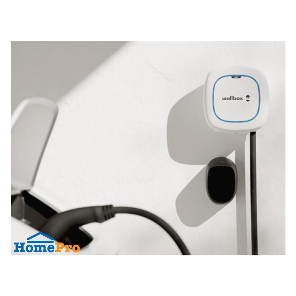 เครื่องชาร์จรถยนต์ไฟฟ้า (ไม่รวมติดตั้ง) WALLBOX PULSAR MAX 7.4KW สีขาว