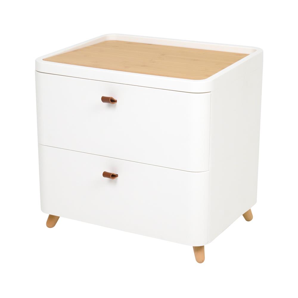 ตู้ลิ้นชัก 2 ชั้น STACKO JOIN 52x40x50.5 ซม. สีขาว