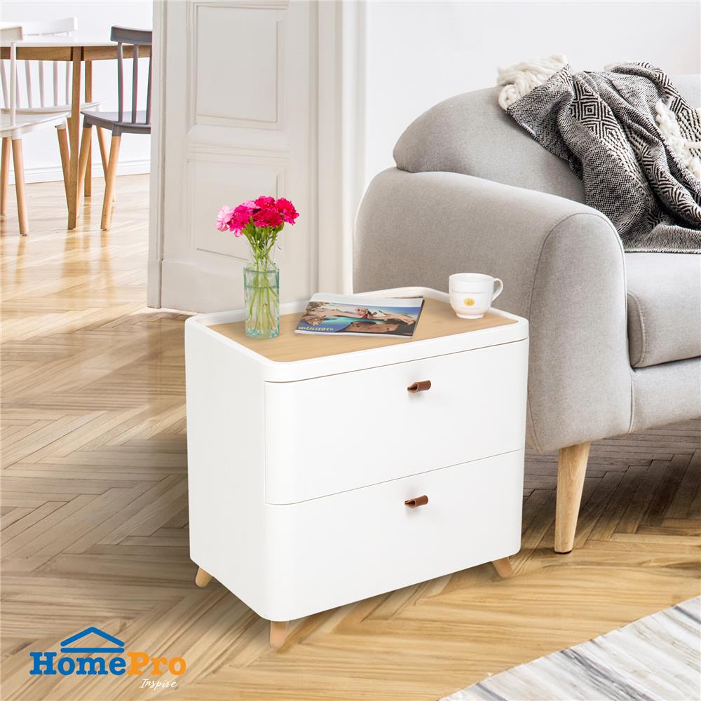 ตู้ลิ้นชัก 2 ชั้น STACKO JOIN 52x40x50.5 ซม. สีขาว