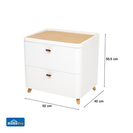 ตู้ลิ้นชัก 2 ชั้น STACKO JOIN 52x40x50.5 ซม. สีขาว_6